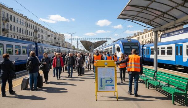 На Рыбацком волонтёры за два дня выручили 500 растерянных пассажиров