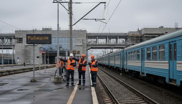 «Рыбацкое» готовят к приёму пригородных поездов Московского направления