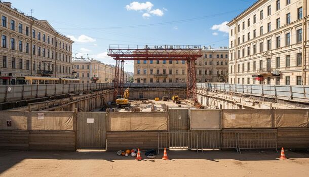 Вход на «Театральную» снова под угрозой срыва сроков