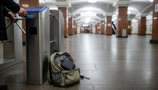 На входе в метро Петербурга задержали агента с бомбой под видом GPS-трекера