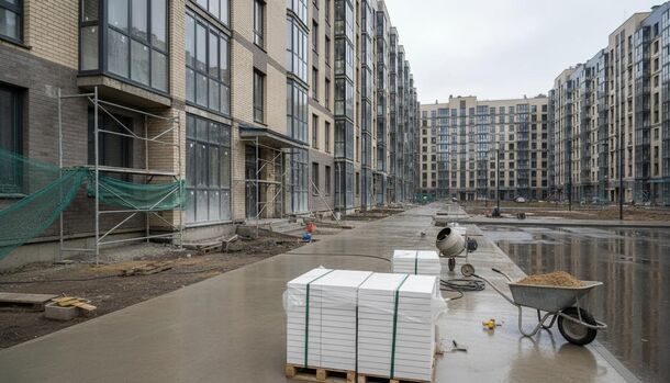 В Петербурге за полгода сдали 444 тысячи «квадратов» жилья — лидером стала ПСК