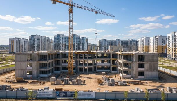 В Новосаратовке строят школу на 1100 мест — откроется в декабре 2027 года