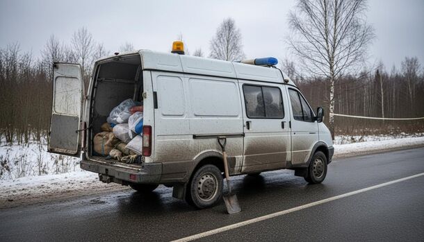 В Ленобласти поймали наркокурьеров на фальшивой «Газели» дорожных служб