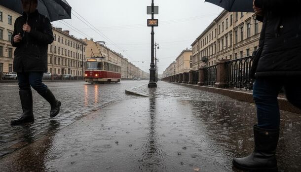 Дожди в четверг охладят Петербург до 20 градусов