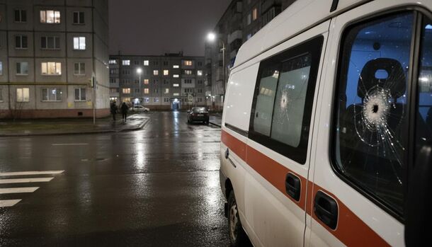 В Шушарах мужчина расстрелял из травмата машину скорой помощи