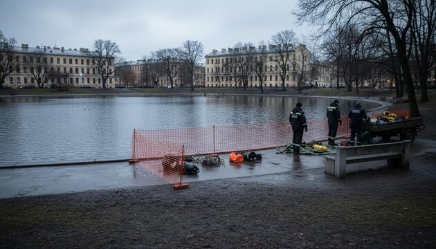 На Васильевском острове в пруду утонул 23-летний мужчина