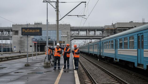 «Рыбацкое» готовят к приёму пригородных поездов Московского направления