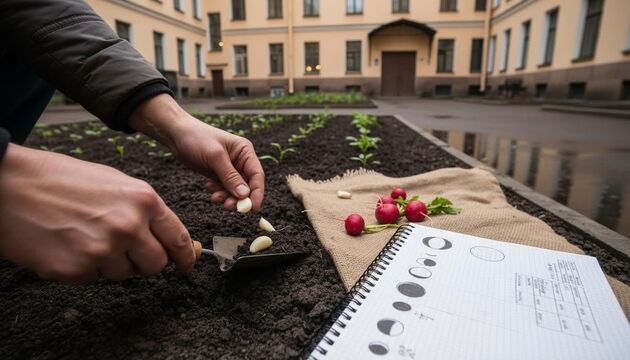 Лунный календарь на август: когда сеять зелень, а когда — редис и чеснок под зиму