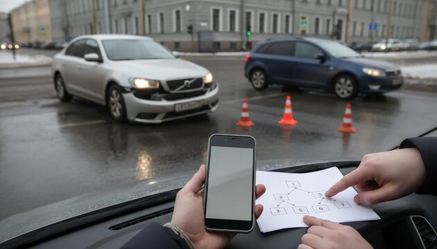 Пять шагов после ДТП: как не потерять выплату и не лишиться прав