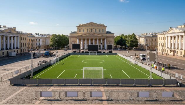 «Зенит» проведёт открытую тренировку на площади Островского 12 августа