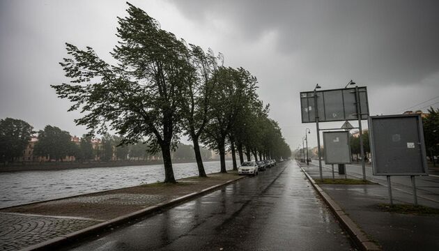 Грозы и ветер до 15 м/с ожидаются в Ленобласти завтра