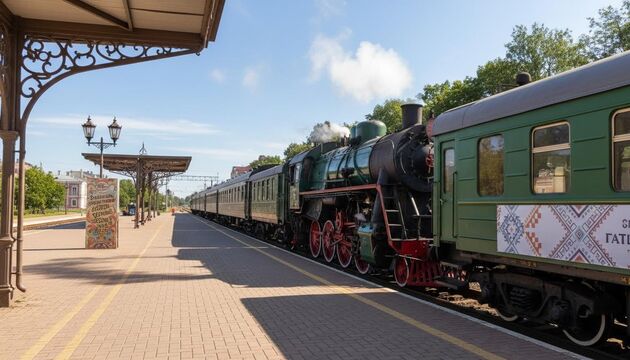 Ретропоезд на выходных повезёт петербуржцев на фестиваль этно-музыки в Гатчину