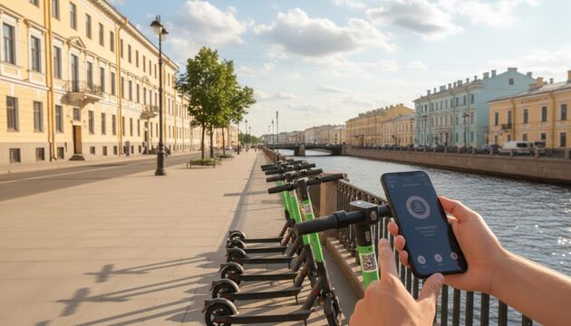 В Петербурге самокатчиков начали проверять через «Госуслуги»