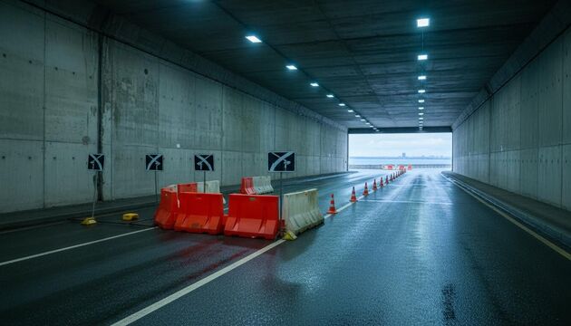 Тоннель дамбы в Петербурге ограничат с 6 по 10 июля