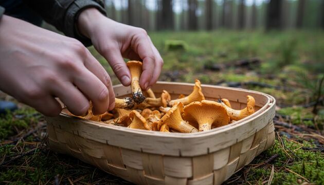 Лисички в Ленобласти пошли после ливней — но собирать их у Приморска экологи не советуют