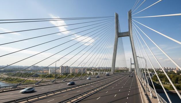 На вантовом мосту КАД закончили ремонт — пробки должны уйти