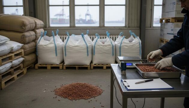 В порту Петербурга завернули 48 тонн фасоли из Мьянмы без документов