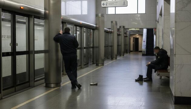 В метро Петербурга пьяная пассажирка ранила ножом сотрудницу Росгвардии