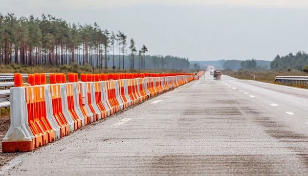 Мурманское шоссе с завтрашнего дня сузят до одной полосы на 18 километрах — и так до 22 октября