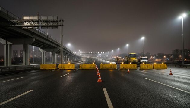 ЗСД перекроют в ночь на 2 июля — ремонт затронет Южный участок и четыре съезда