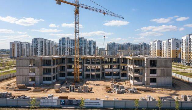 В Новосаратовке строят школу на 1100 мест — откроется в декабре 2027 года