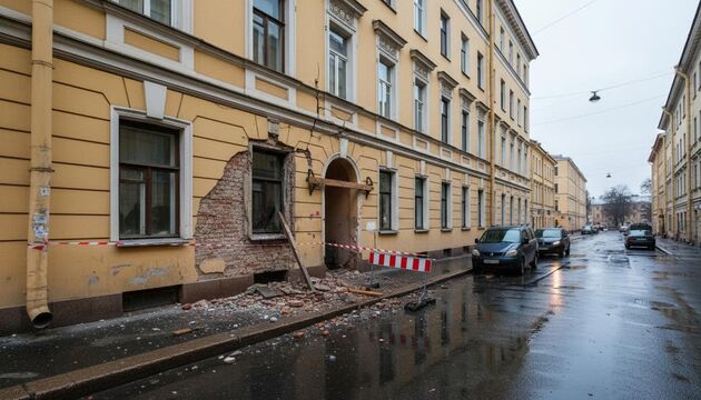 В Петербурге обрушилась балка в доме на Сытнинской — эвакуировали 24 жильца