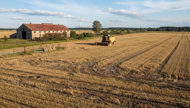 В Литве ввели режим ЧС после шторма: погибли посевы на 56 тысячах гектаров