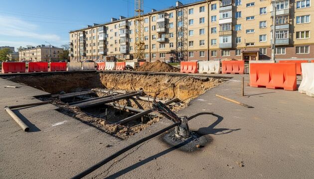В Невском районе взрыв — рабочие перерезали не тот кабель