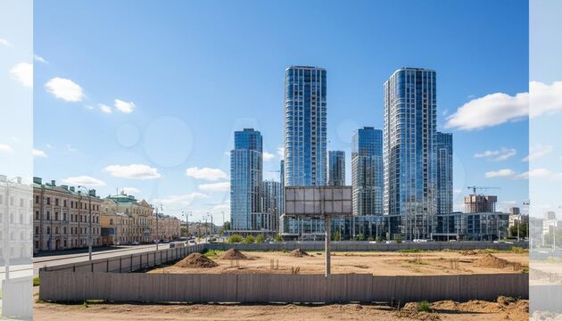 На границе с Кудрово задумали высотный центр «Ленсити» с офисами и жильём