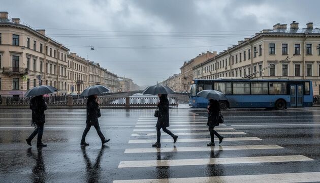 Грозы и ливни задержатся в Петербурге до конца недели