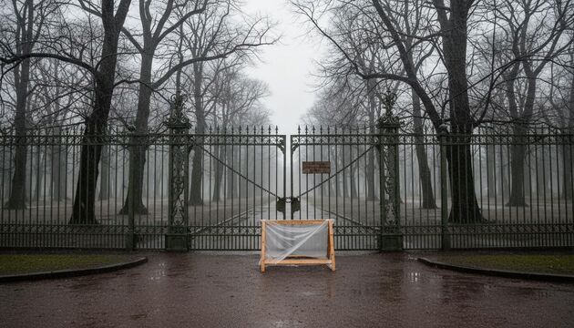 Из-за непогоды в Петербурге закрыли Нижний парк, «Александрию» и Ораниенбаум