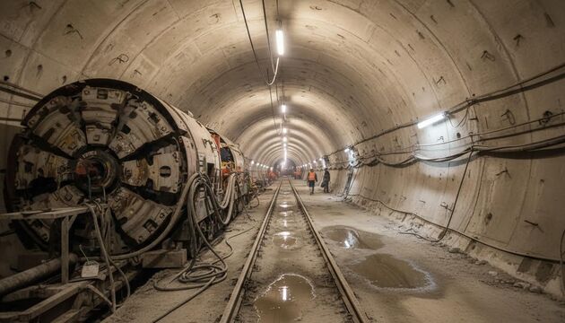 На зелёной ветке метро в Петербурге пробили тоннель к «Богатырской» и «Каменке»